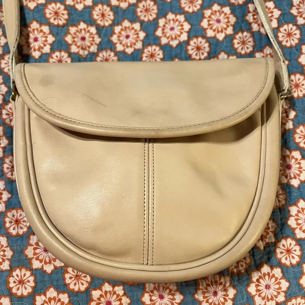 Rare Vintage Coach Paris Bag 4100 - Bone - Picture 5 of 11
